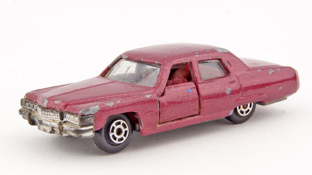 Yatming No.1053 - Cadilac Fleetwood Brougham, Ophalen of Verzenden, Gebruikt