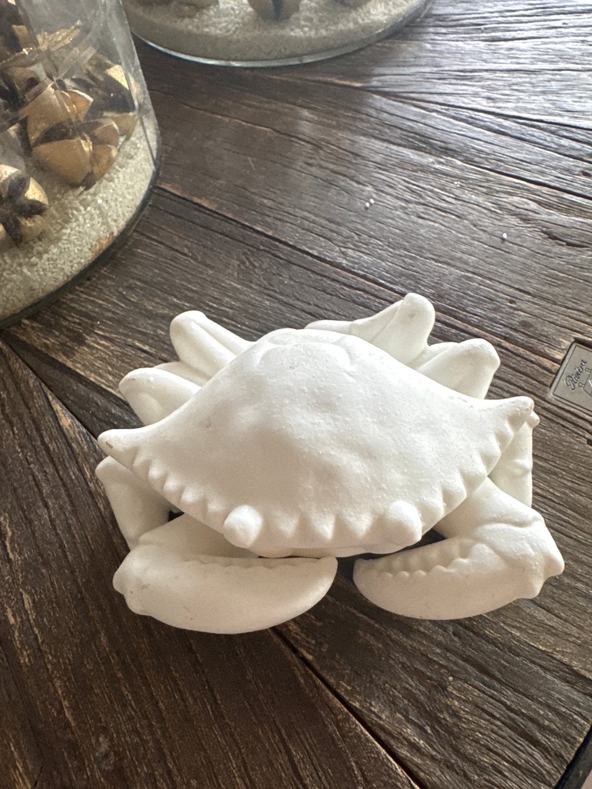 krab van riviera maison, Overige stijlen, Ophalen of Verzenden, Zo goed als nieuw, Wit