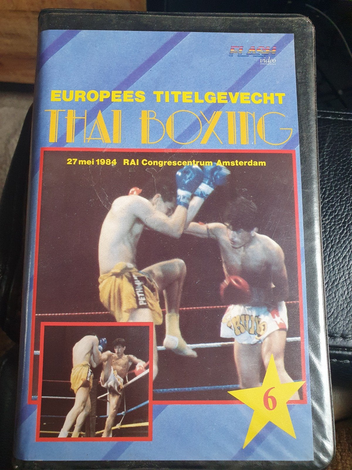 vhs Thai boxing rai Amsterdam 1984, Cd's en Dvd's, Alle leeftijden, Ophalen of Verzenden