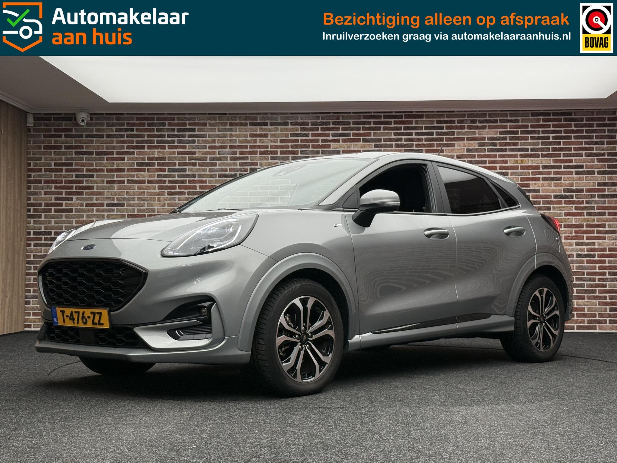 Ford Puma 1.0 EcoBoost Hybrid ST-Line | LED | Trekhaak | Aut, Dealer onderhouden, Euro 6, 665 kg, Bedrijf