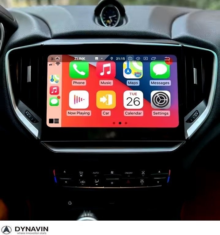 Maserati Ghibli autoradio navigatie apple carplay Dynavin, Ophalen of Verzenden, Dynavin, VERKOOP@INBOUWNAVIGATIE.COM, Oberonweg 262 3208pg