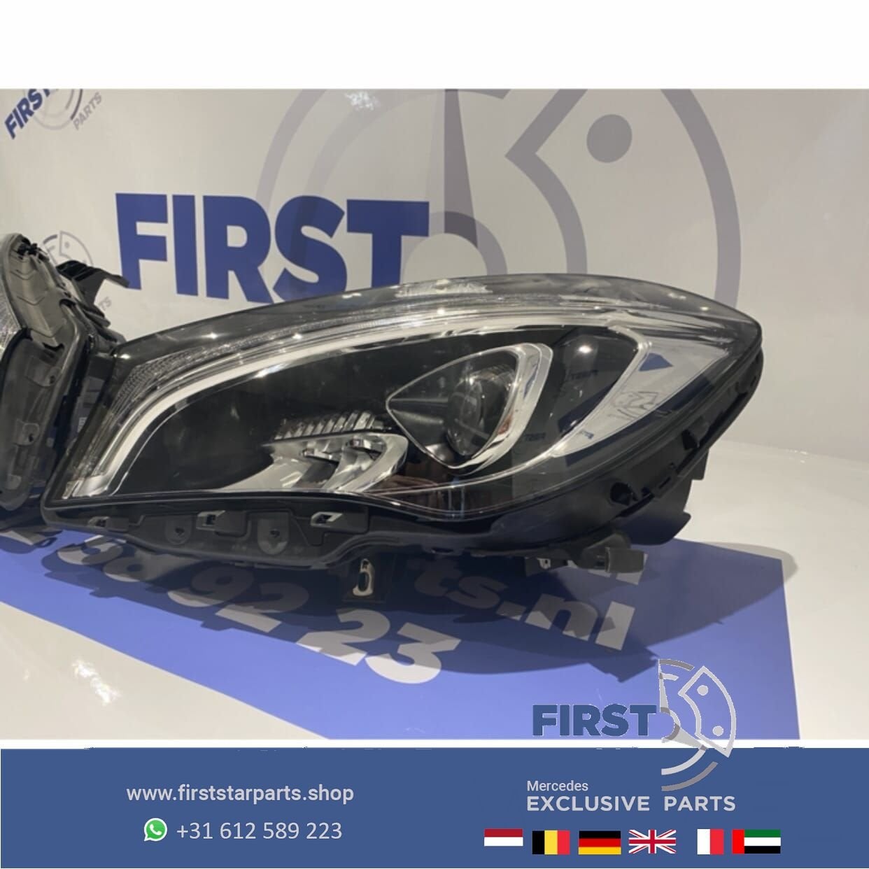 W117 CLA FACELIFT LED HIGH PERFORMANCE KOPLAMP LINKS origine, Auto-onderdelen, Verlichting, Gebruikt, -, Ophalen of Verzenden