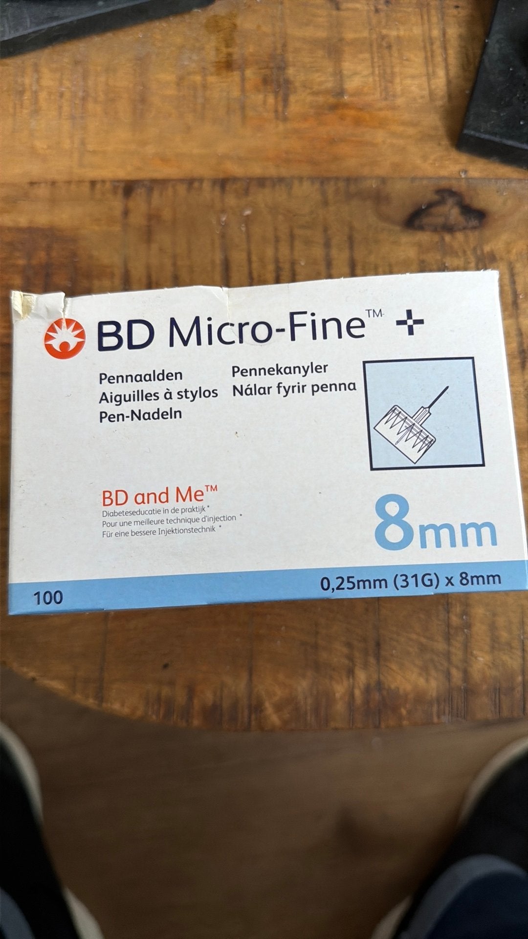 Pennaalden BD microfine 8 mm, Ophalen of Verzenden, Nieuw