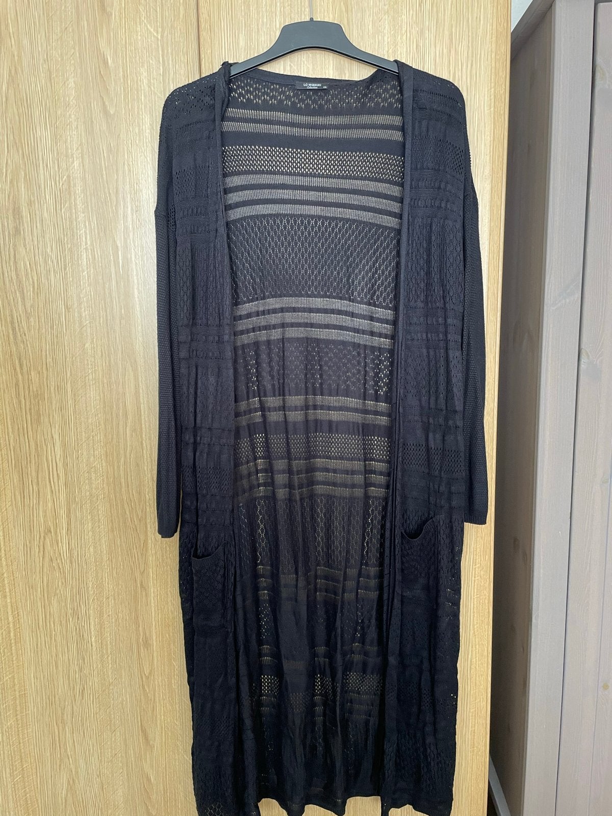 LC Waikiki Dames Lang Zwart Katoenen Vest Maat XXL Nieuw, Kleding | Dames, Ophalen of Verzenden, Nieuw, Maat 46/48 (XL) of groter