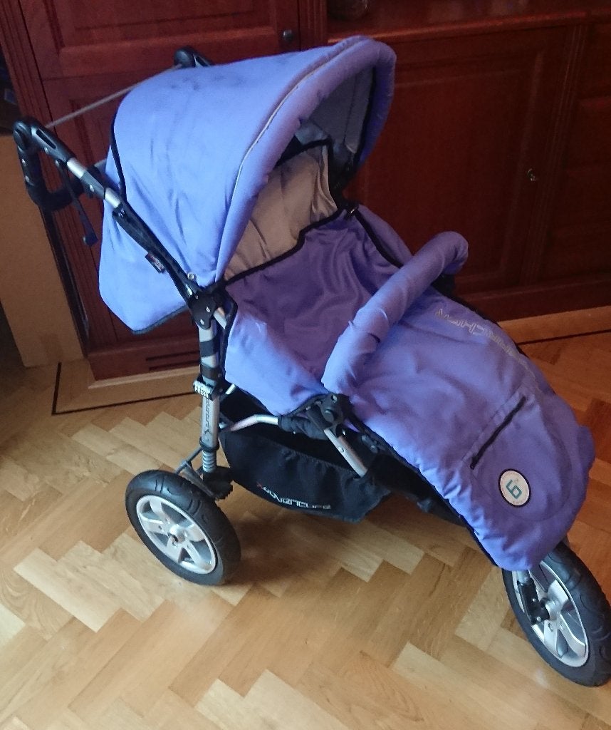 complete set - X-adventure Researcher paars, Zo goed als nieuw, Combiwagen, Luchtbanden, Ophalen