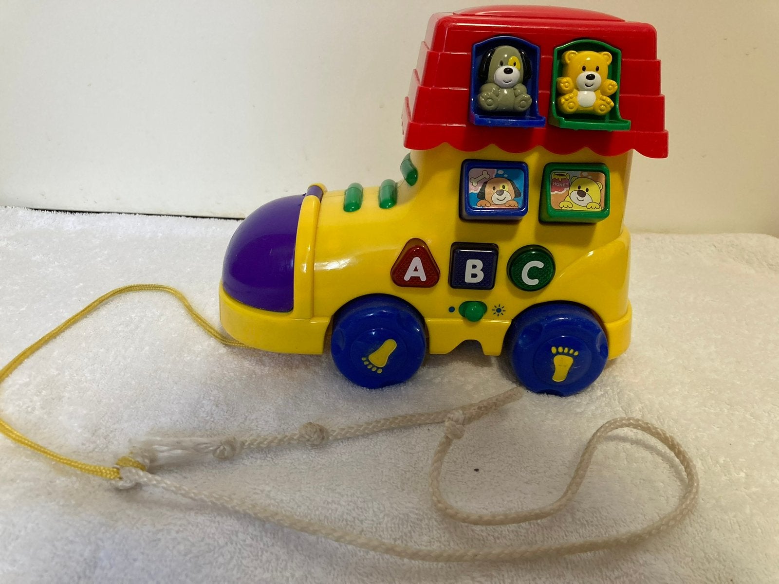 Babyspeelgoed met Geluid / schoen trekspeelgoed, Ophalen of Verzenden, Zo goed als nieuw, Overige typen, Met licht