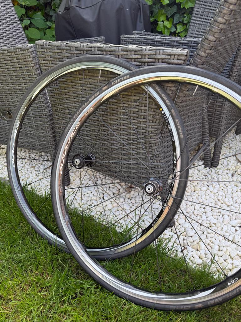 Shimano Dura-Ace WH-9000 C24 Wielset met Banden, Fietsen en Brommers, Ophalen, Racefiets, Wiel, Aluminium