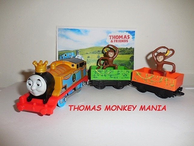 Trackmaster Thomas de Trein Thomas Monkey Mania, Kartel, Ophalen of Verzenden, Zo goed als nieuw