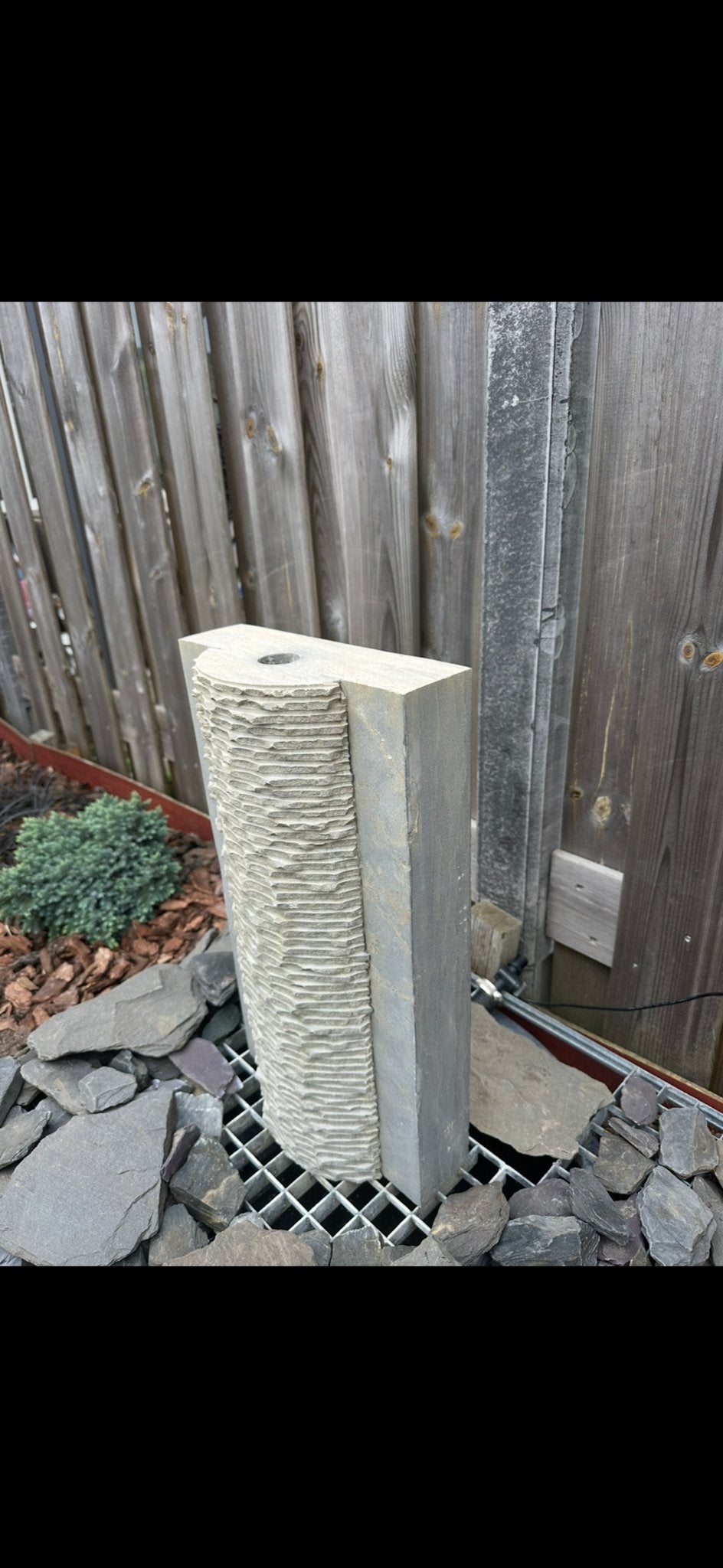Moderne waterornament van graniet voor tuin, Ophalen, Zo goed als nieuw, Graniet, Waterornament