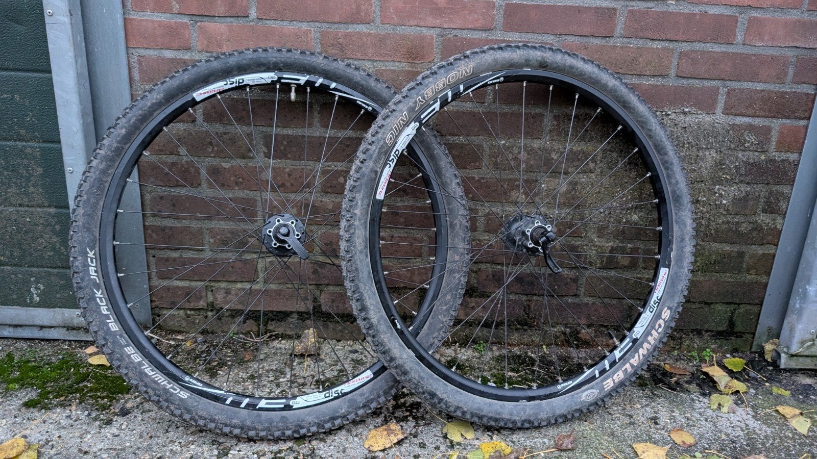 Wielset Shimano Deore 26 inch schijfrem, Fietsen en Brommers, Ophalen, Gravelbike, Aluminium, Gebruikt