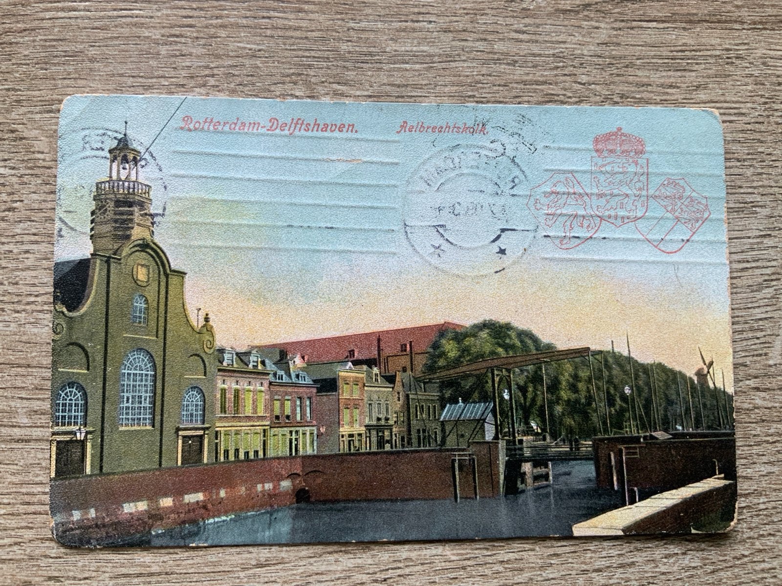 Rotterdam-Delfshaven,Aelbrechtskolk., Ophalen of Verzenden, Voor 1920, Gelopen, Zuid-Holland