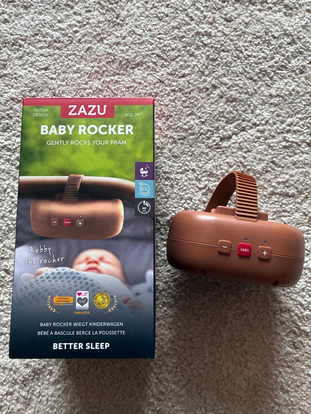 ZAZU Baby Rocker - Wieg je kinderwagen zachtjes, Ophalen of Verzenden, Gebruikt