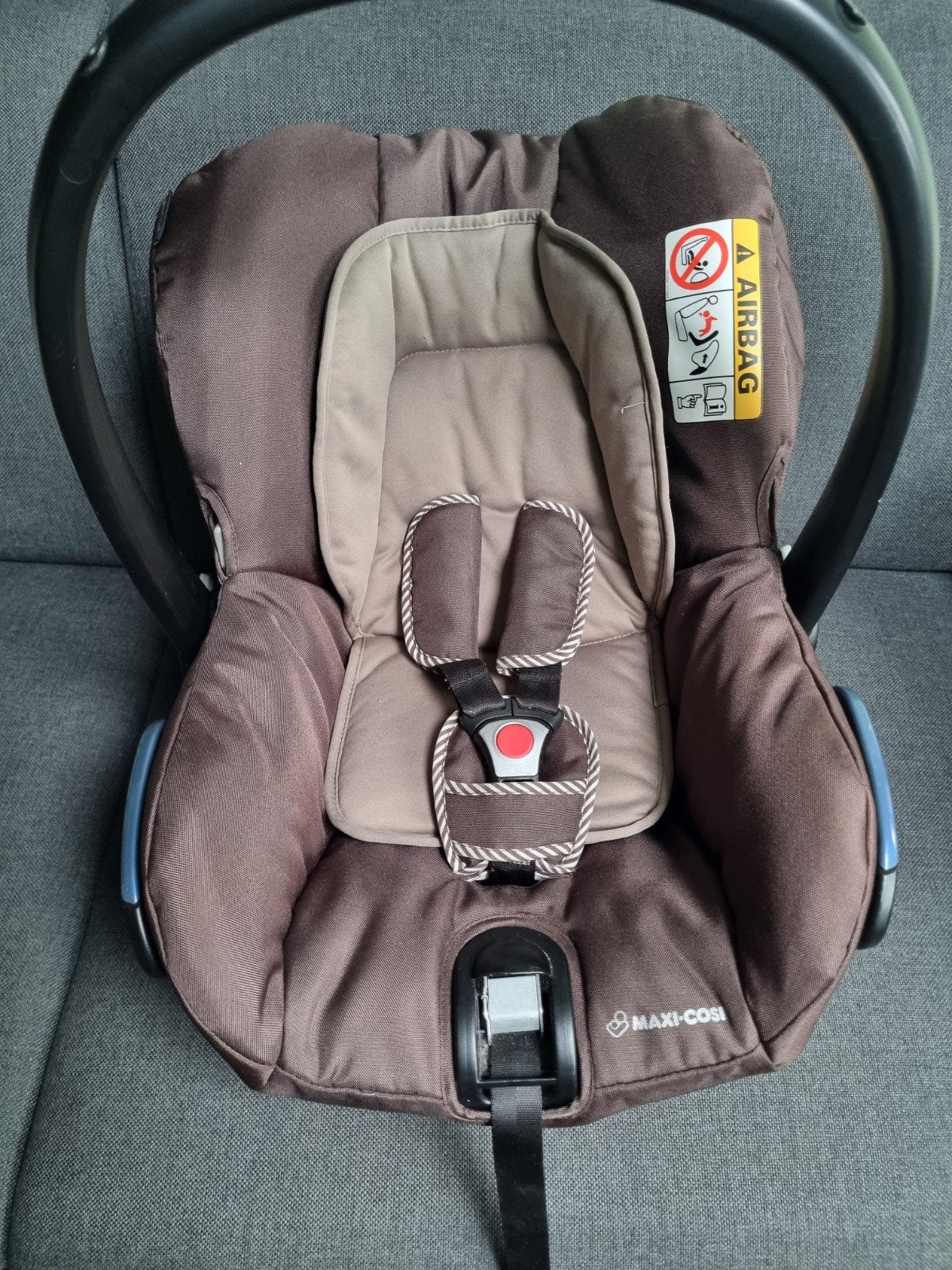 Maxi-Cosi autostoel bruin/beige, Kinderen en Baby's, Ophalen, Zijbescherming, 0 t/m 13 kg, Maxi-Cosi