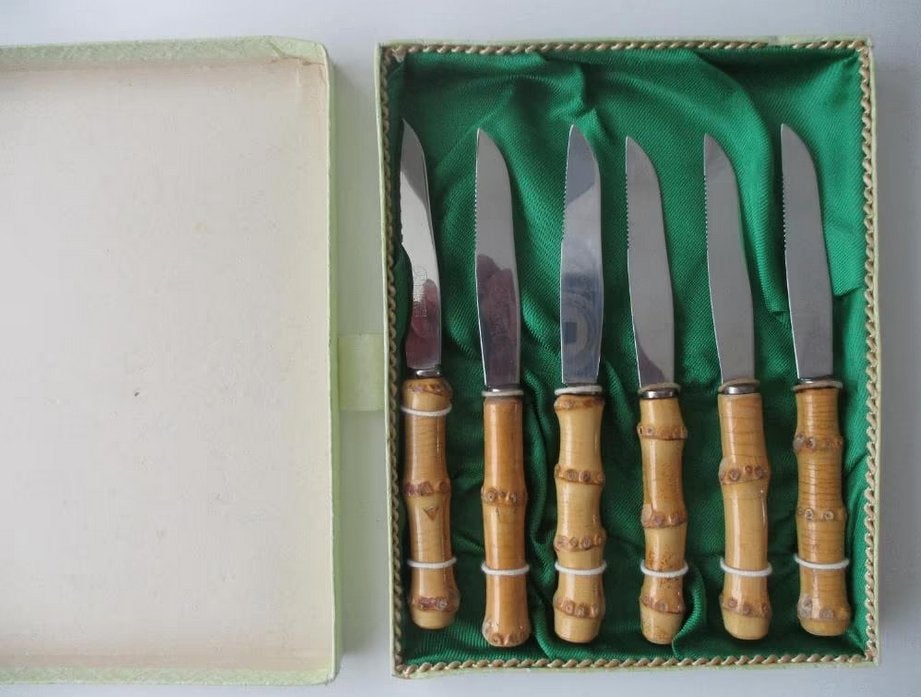 Solingen vintage messen, 6 stuks, in doos, nieuw, Oosterveldweg 15, 7274 DZ, Verzenden, Bestekset, Nieuw