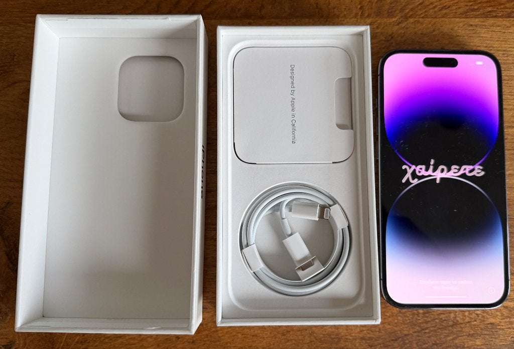 Uiterst nette Iphone 14 pro deep purple, Ophalen, 86 %, Paars, Zo goed als nieuw
