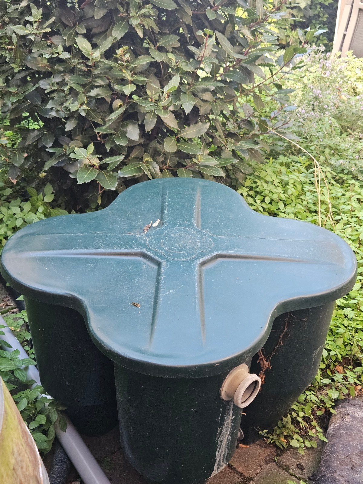 Vijverfilter met borstels, Ophalen