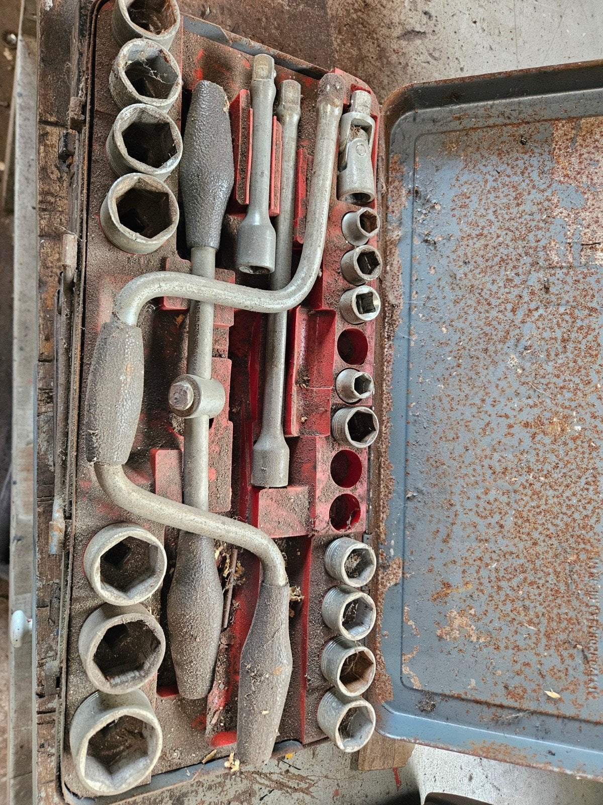 Doppenset 2x - Diverse maten en types, Ophalen of Verzenden, Gebruikt, Gereedschapsset