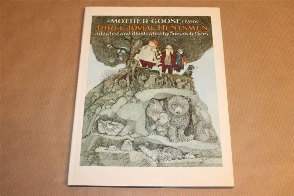 Drie Vrolijke Jagers [1973] — Vintage Prentenboek, Ophalen of Verzenden, Gelezen