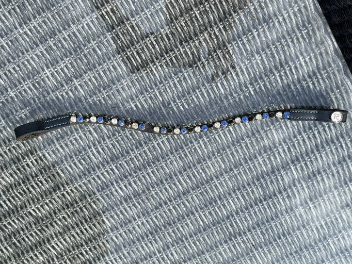 Frontriem maat pony blauw, Dieren en Toebehoren, Ophalen of Verzenden, Gebruikt, Overige soorten