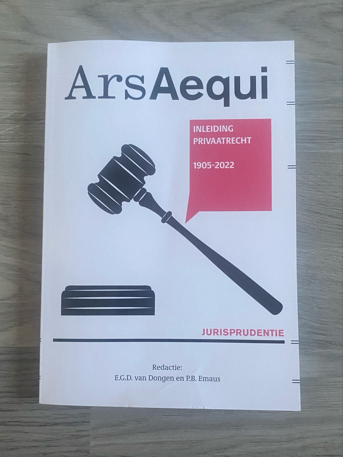 Ars Aequi: Inleiding Privaatrecht 1905-2022, Ophalen of Verzenden, Beta, Gelezen, WO