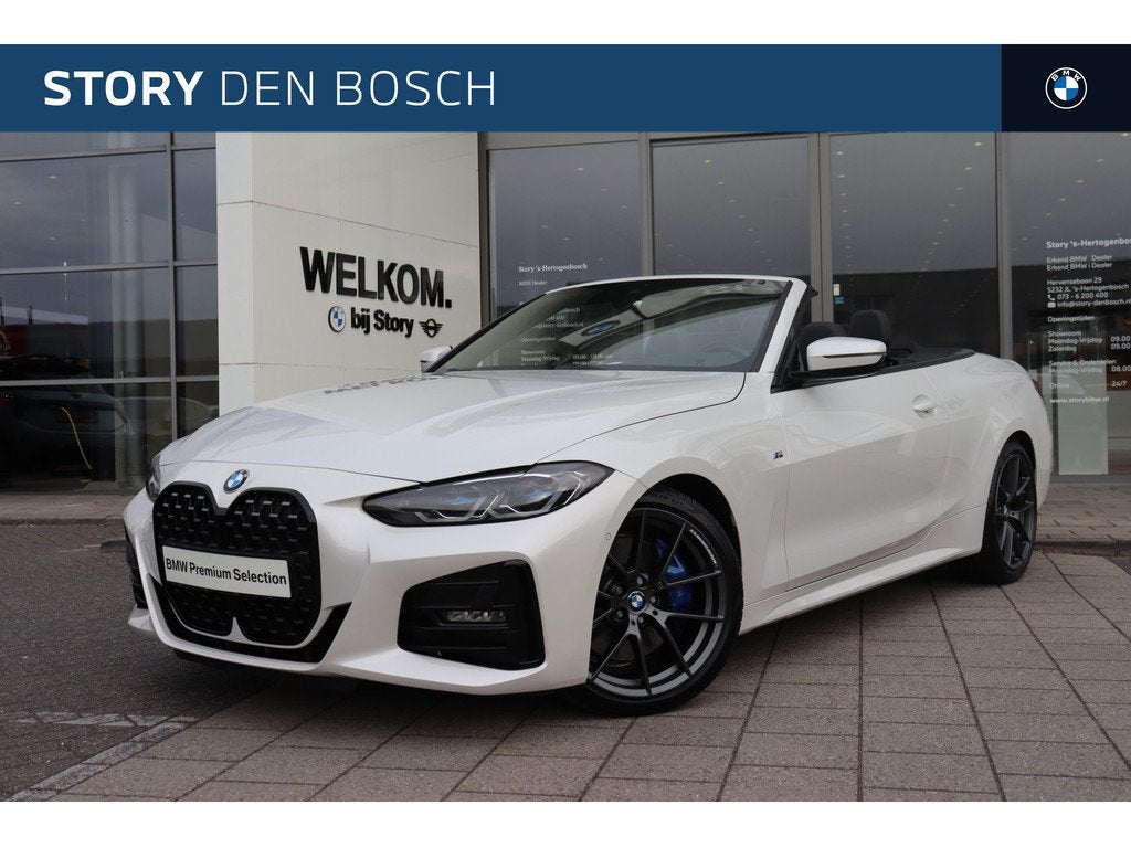 BMW 4 Serie Cabrio 420i High Executive M Sport Automaat / La