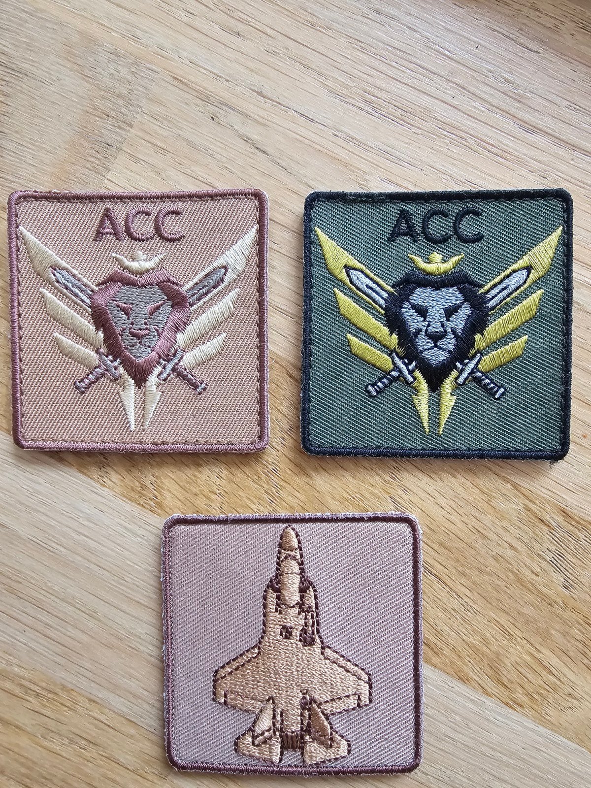 ACC en F35 borstembleem, Verzamelen, Ophalen of Verzenden, Luchtmacht, Nederland, Embleem of Badge
