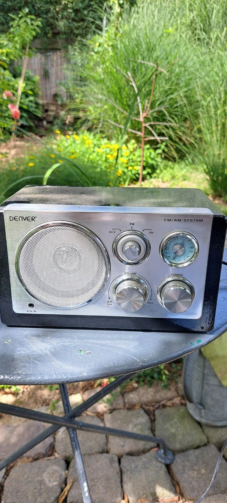 Denver TR-61 Zwart AM/FM Radio - Compact en Draagbaar, Ophalen of Verzenden, Gebruikt, Radio