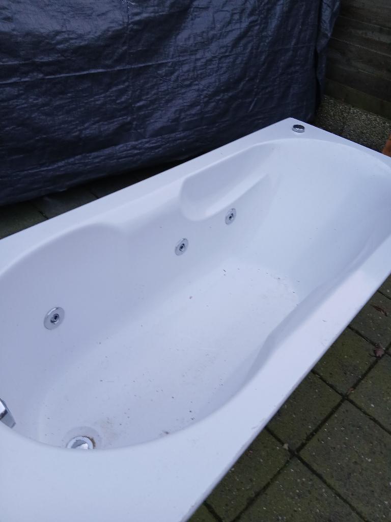 badkuip met bubbelbad, Ophalen, Gebruikt, Met douche