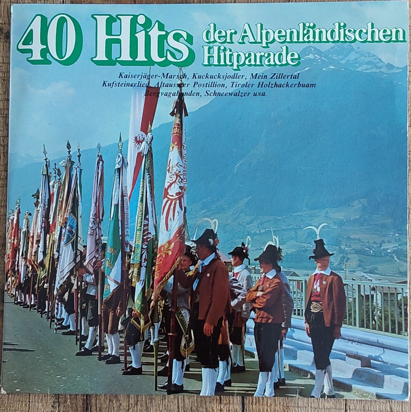 40 Hits der Alpenländischen Hitparade LP, Ophalen, Gebruikt, Traditioneel en Volksmuziek, Complilatie