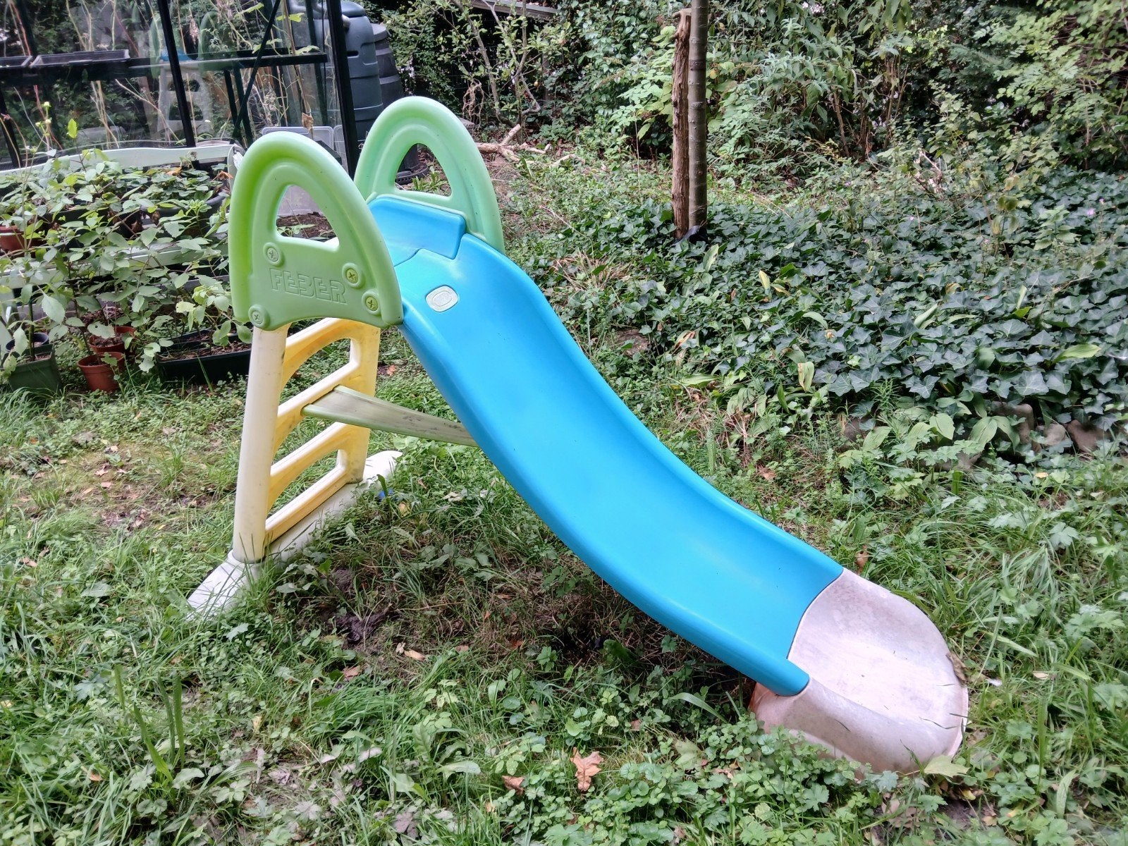 Feber Glijbaan - 123 cm hoog, 195 cm lang, Ophalen, Gebruikt, Glijbaan