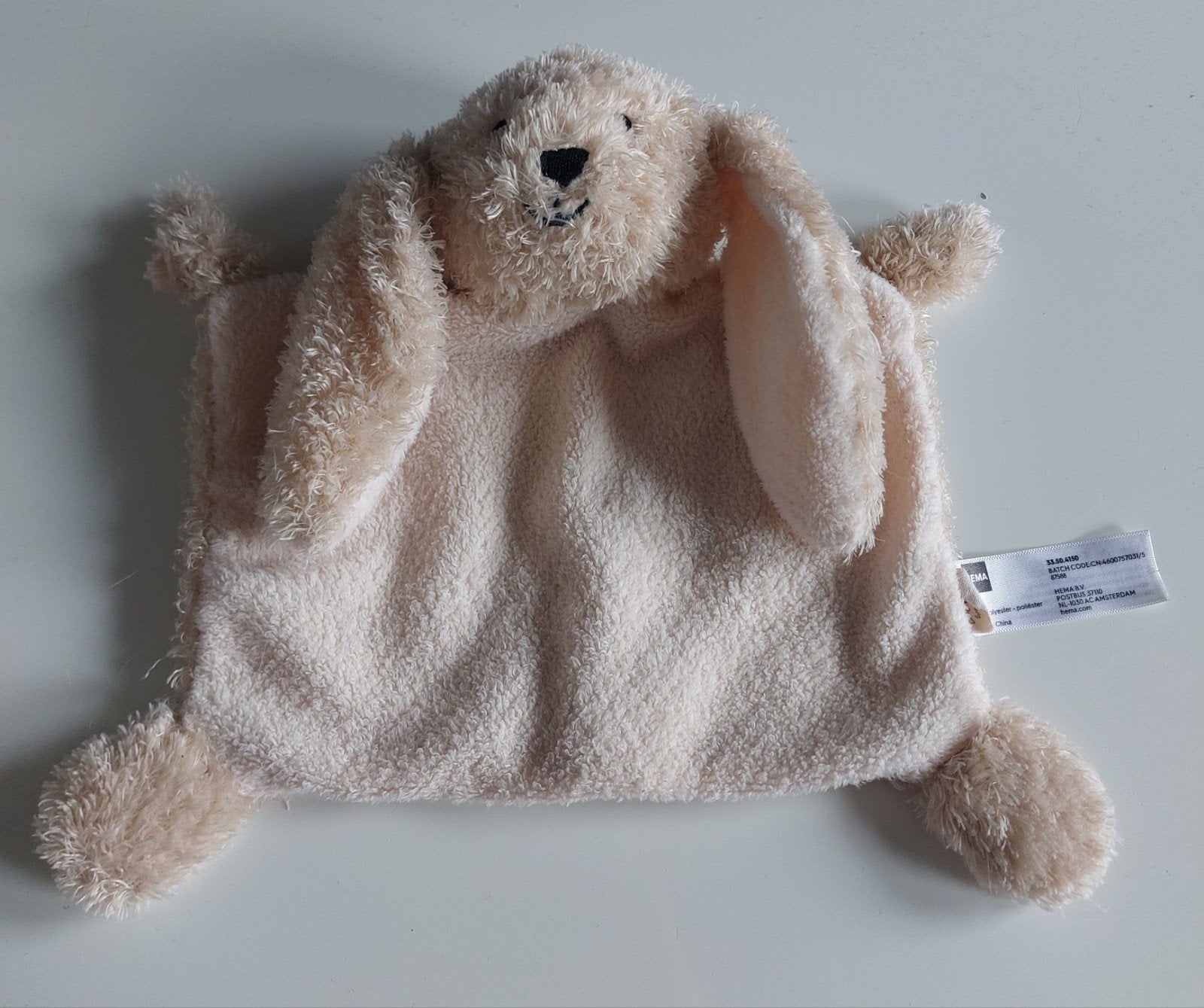 knuffeldoekje konijn, Ophalen of Verzenden, Zo goed als nieuw, Konijn
