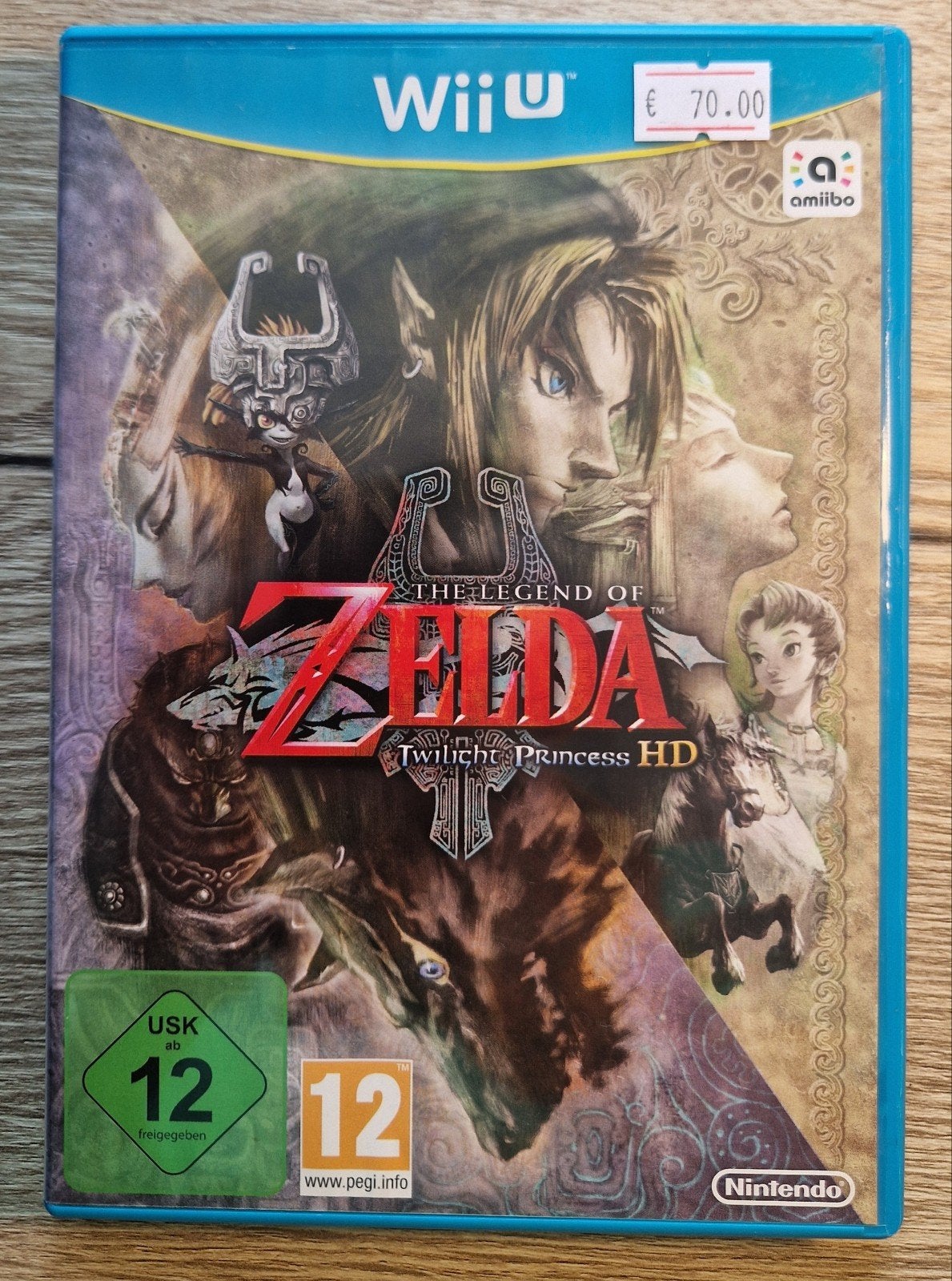 Zelda twilight princess HD Wii U PAL, Spelcomputers en Games, 1 speler, Ophalen of Verzenden, Zo goed als nieuw, Eén computer