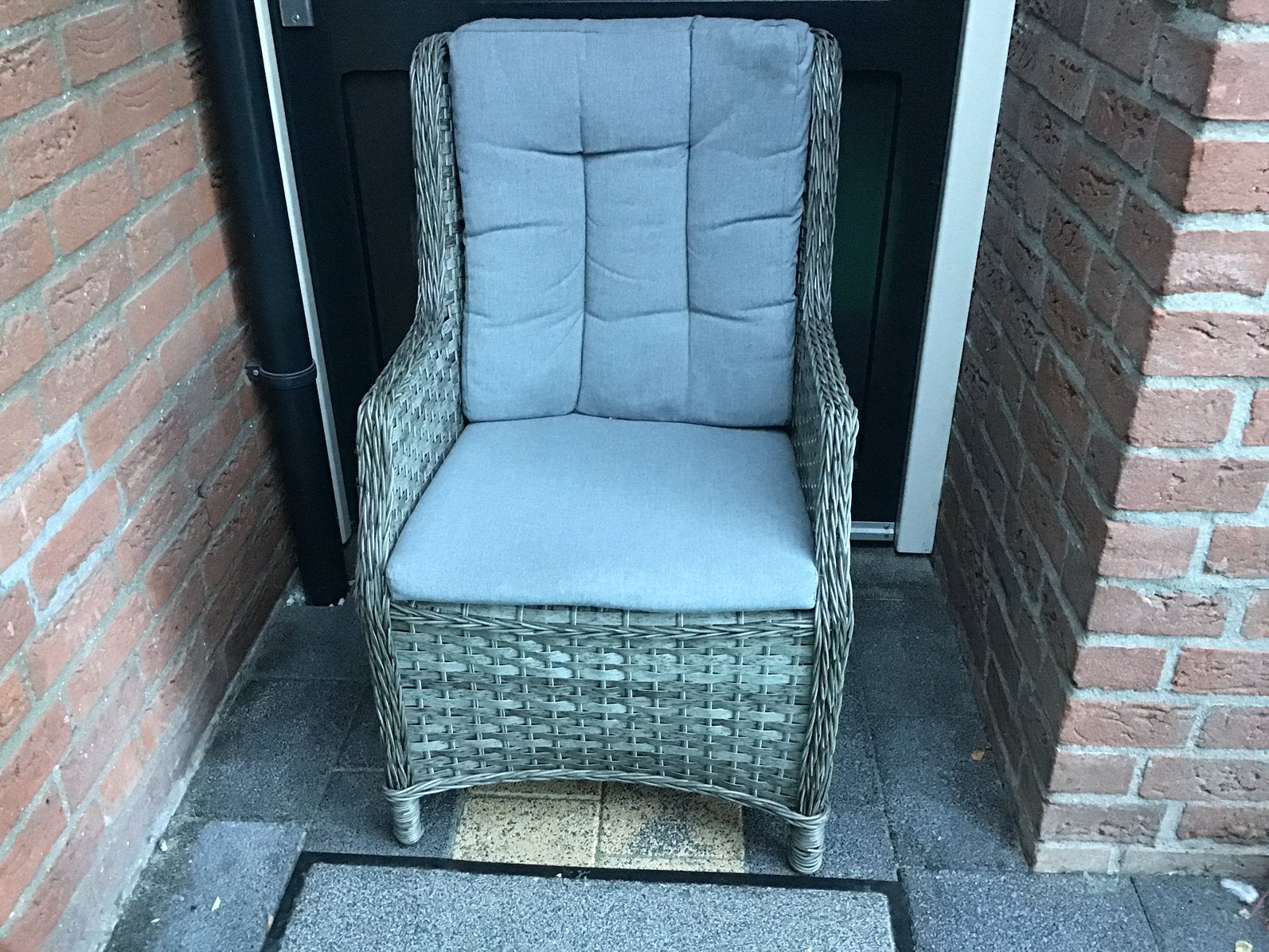 Tuinstoel fauteuil, Ophalen, Gebruikt, Kunststof