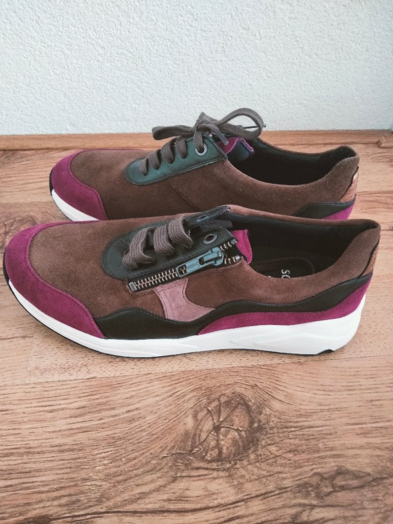 Solidus kea mt 38,5 K, bruin/berry, helemaal nieuw, Kleding | Dames, Ophalen, Nieuw, Bruin, Sneakers of Gympen