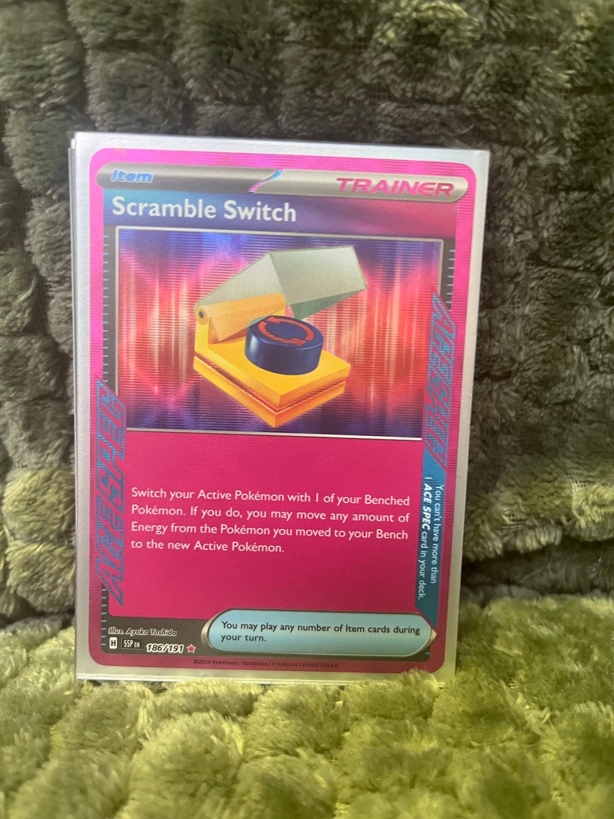 Scramble Switch 186/191 ssp- gem mint prijs is incl verzend, Verzenden, Zo goed als nieuw, Losse kaart