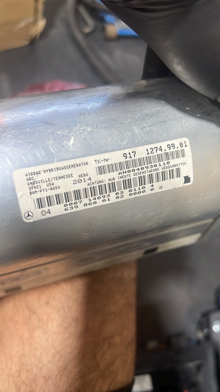 Airbag passagier Mercedes Vito W639 Facelift 2014, Ophalen, Gebruikt, Mercedes-Benz
