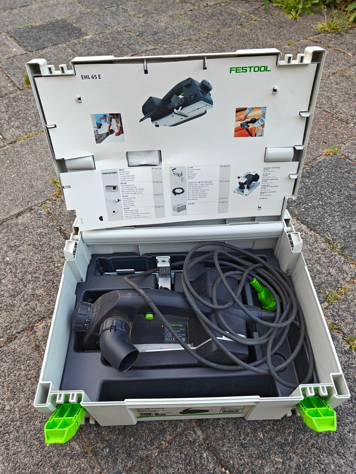 Festool EHL 65 E-Plus schaafmachine in Systainer, Ophalen, Gebruikt, Overige soorten, Festool