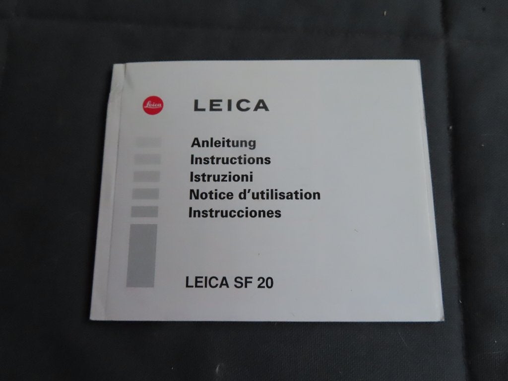 Flitser van Leica SF 20 gebruiksaanwijzing, Ophalen of Verzenden, Zo goed als nieuw, Overige merken