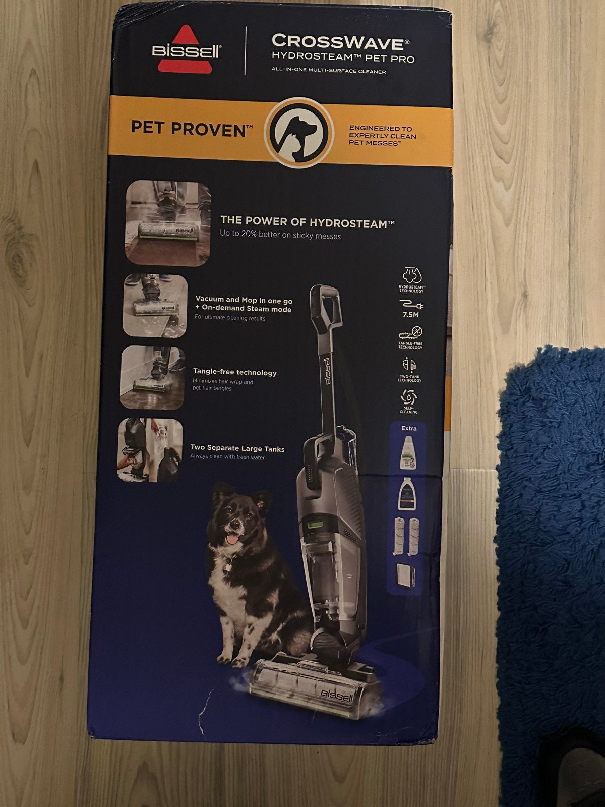 Bissell Crosswave Hydrosteam Pet Pro All-in-One Reiniger, Witgoed en Apparatuur, Stofzuigers, Combi-reiniger, Overige merken, Nieuw