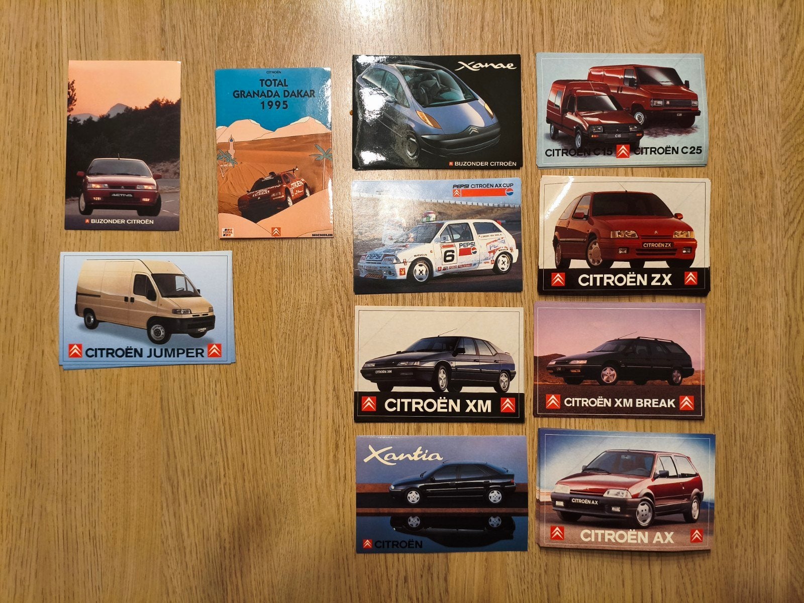 Citroën autostickers jaren '90 (o.a. XM, ZX, AX, Xantia), Ophalen of Verzenden