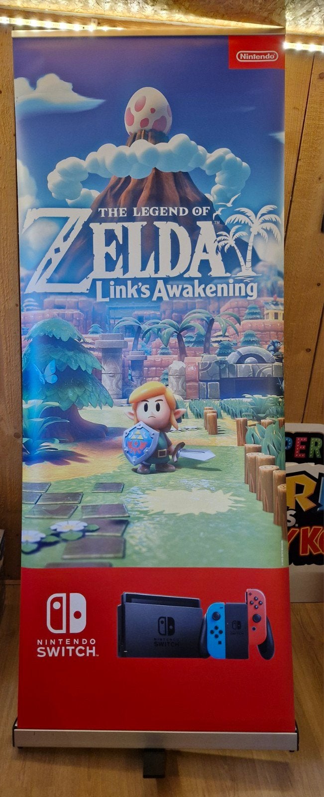 Nintendo switch zelda store/winkel display, Spelcomputers en Games, Ophalen of Verzenden, Zo goed als nieuw, Met 1 controller
