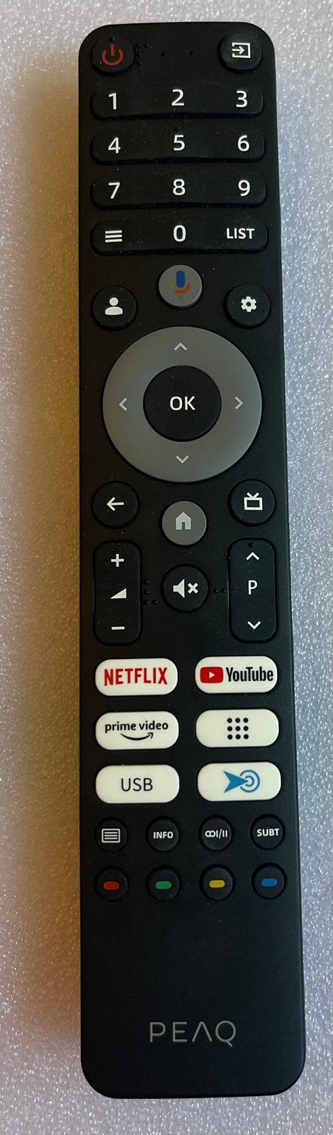 Zgan Peaq tv afstandsbediening, Ophalen of Verzenden, Zo goed als nieuw, Tv