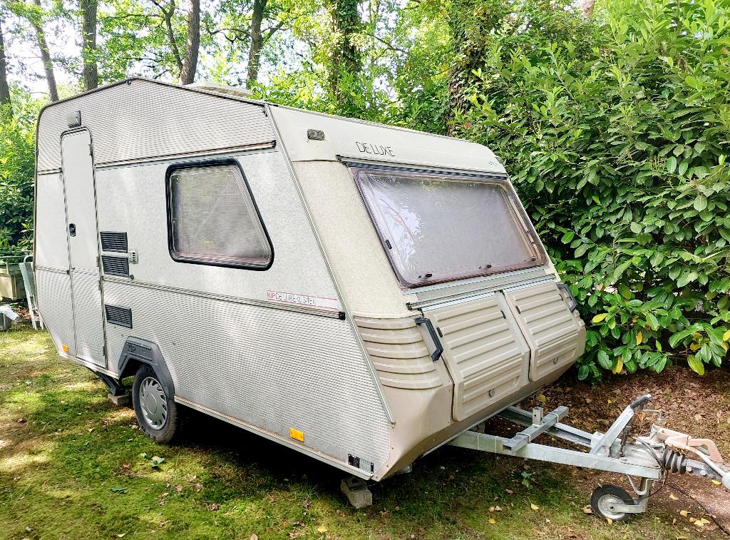 Kip Deluxe EK34, Caravans en Kamperen, Caravans, Standaardzit, Kip, Tot en met 2, Dwarsbed