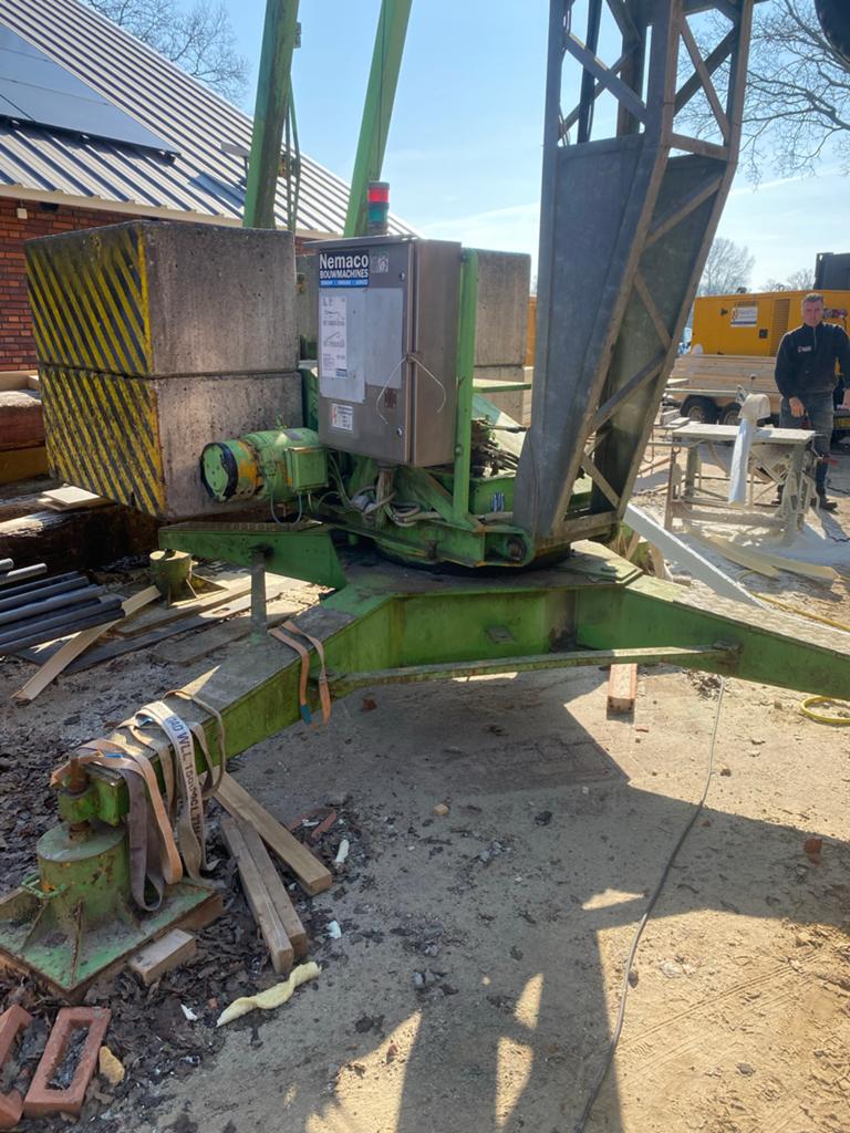 Potain GMH 519 Bouwkraan uit 1996 Gereserveerd, Zakelijke goederen, Machines en Bouw | Kranen en Graafmachines, Ophalen, Kraan