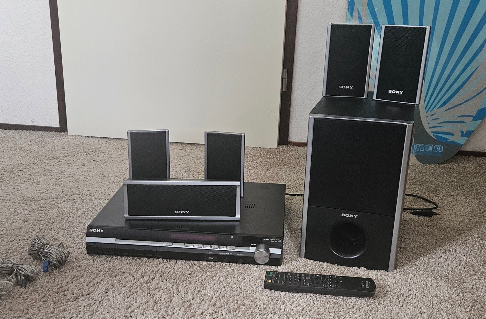 Sony DAV-DZ260 DVD Home Theatre System, Ophalen, Gebruikt, 70 watt of meer, 5.1-systeem