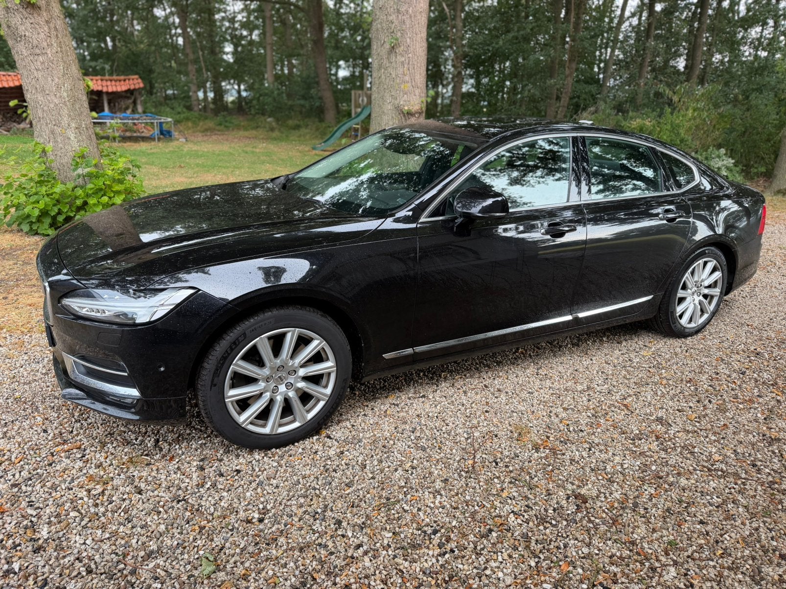 Volvo S90 T5 254pk Geartronic 2017 Zwart, Auto's, 15 km/l, 1800 kg, 1969 cc, Zwart