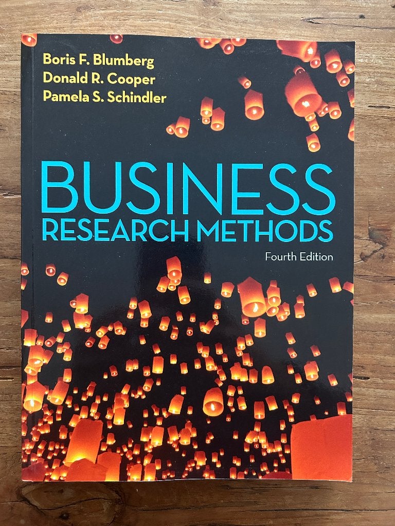 Business Research Methods [4th Edition], Gelezen, Ophalen of Verzenden, WO, Mc Graw Hill