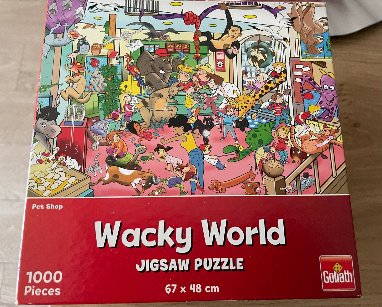 Goliath Wacky World Legpuzzel - 1000 stukjes, Ophalen of Verzenden, 500 t/m 1500 stukjes, Gebruikt, Legpuzzel