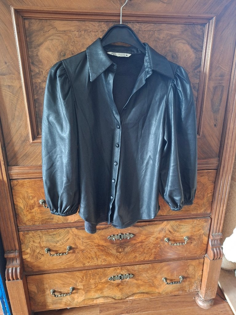 Zara zwarte blouson XS, Ophalen of Verzenden, Zo goed als nieuw, Maat 34 (XS) of kleiner, Zara