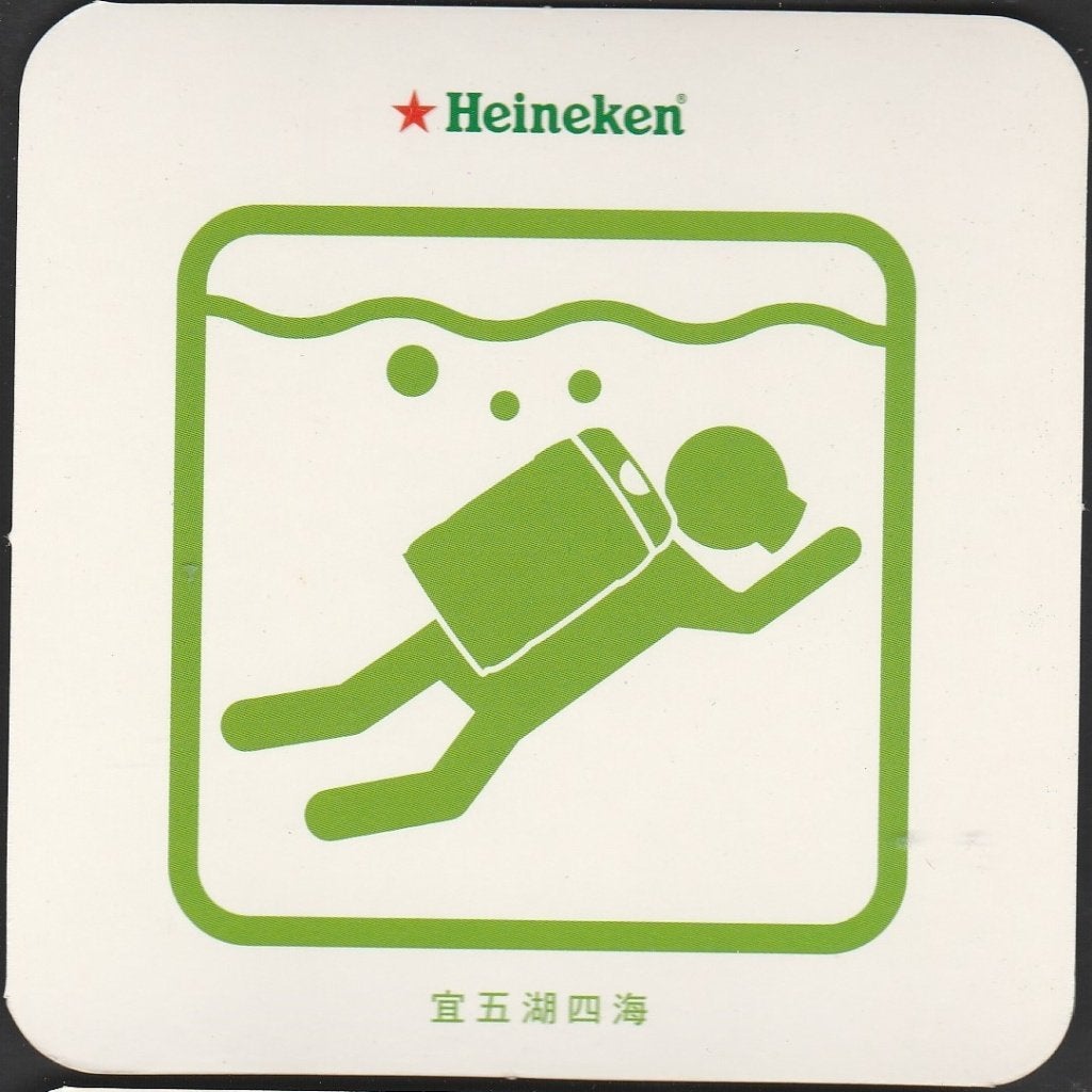 Bierviltje Heineken C 271 1, Verzenden, Gebruikt, Viltje(s), Heineken